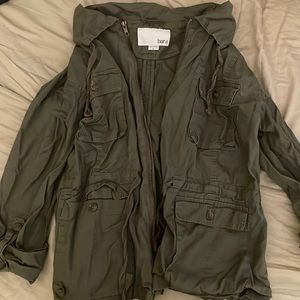 Bar III Dark Green Jacket Size L